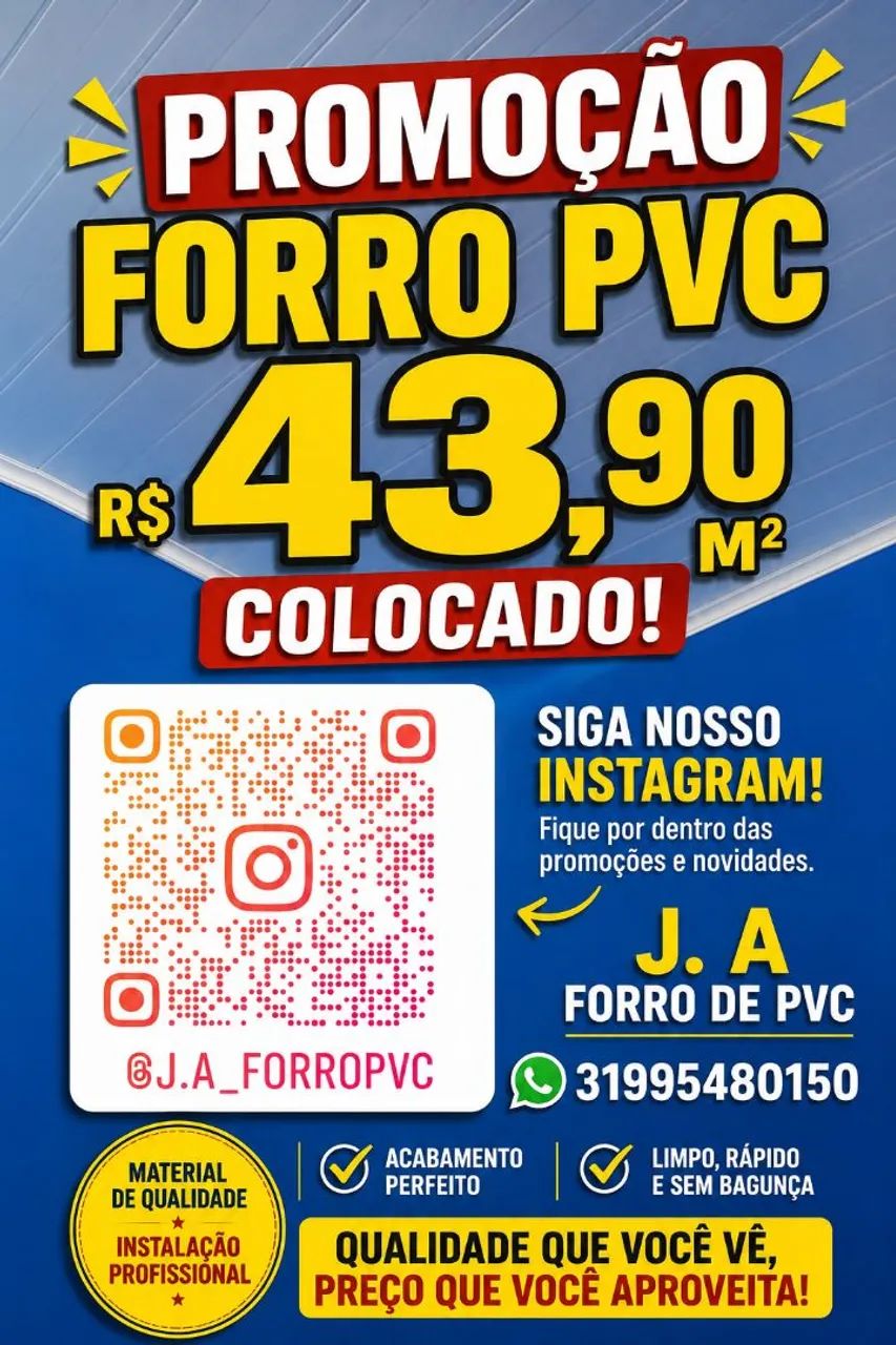 Forro pvc 43.90 colocado  - Foto 2