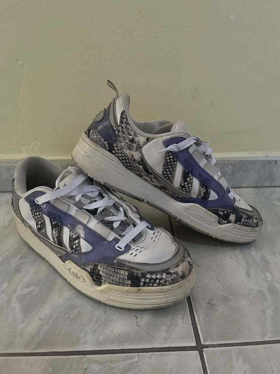 Adidas ADI2000 Cloud White/Purple Snake