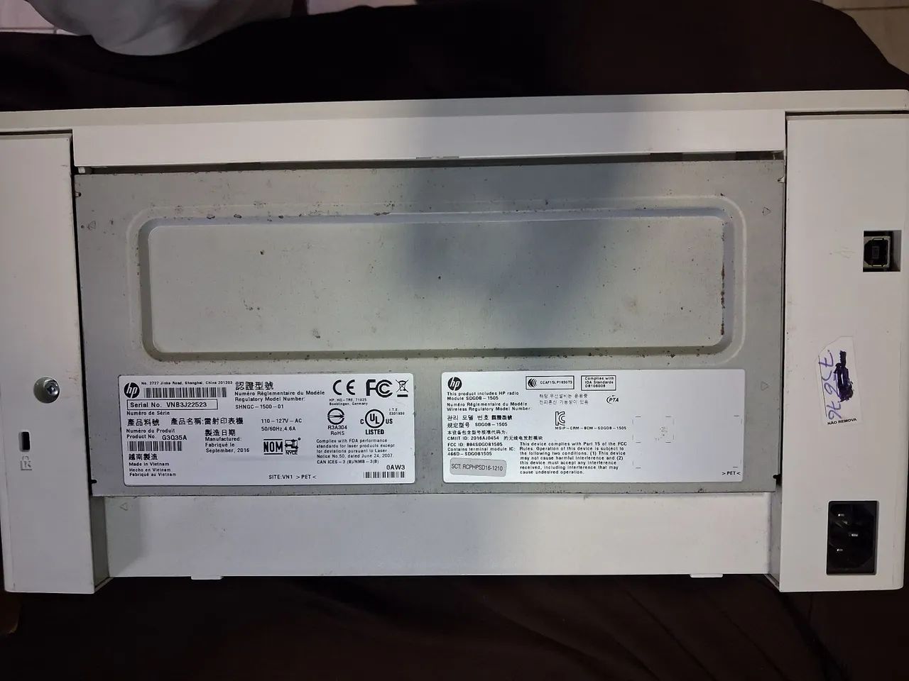 Impressora hp Jet Pro M102w