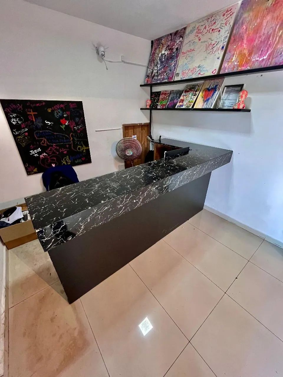 Balcão de mármore com madeira  - Foto 3