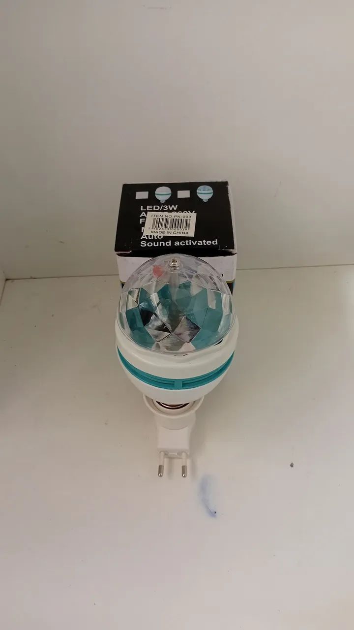 Lâmpada Led Globo Giratória  - Foto 3
