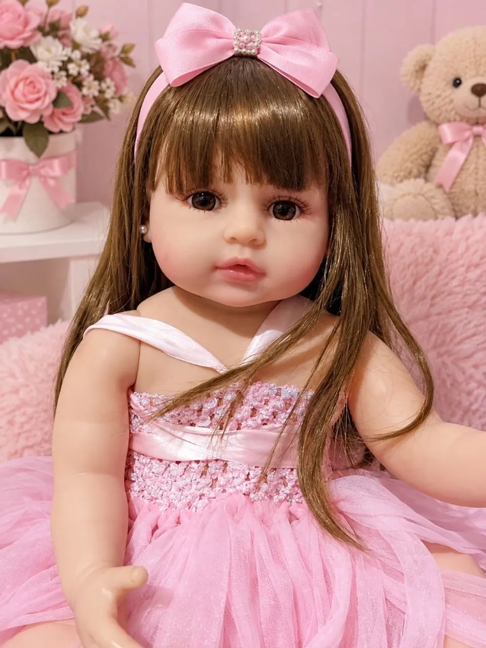 Bebe reborn silicone seminova