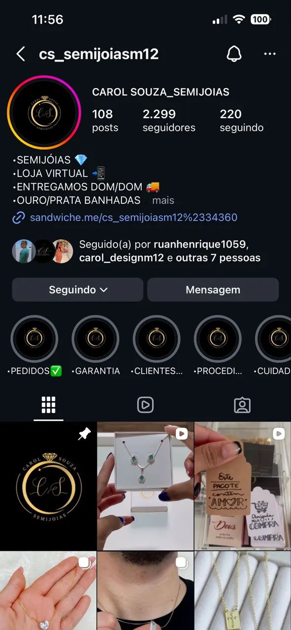 Joias folheadas a ouro 18k 