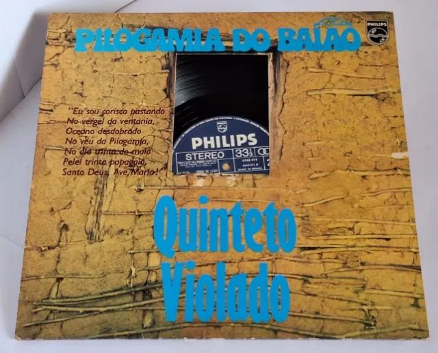 Vinil LP Quinteto Violado Pilogamia do Baião 