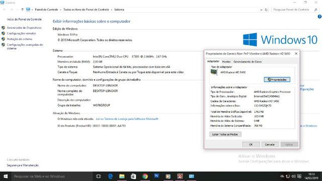Vendo CPU+ placa de video de 1 GB