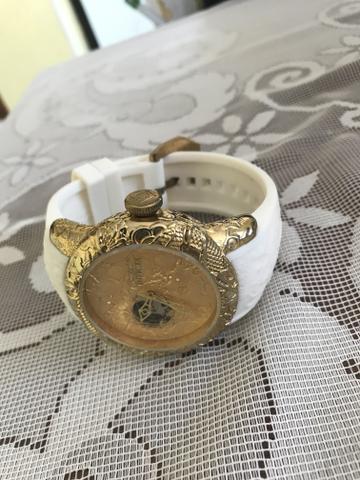 Yakuza S2 automático Branco com dourado - Foto 3