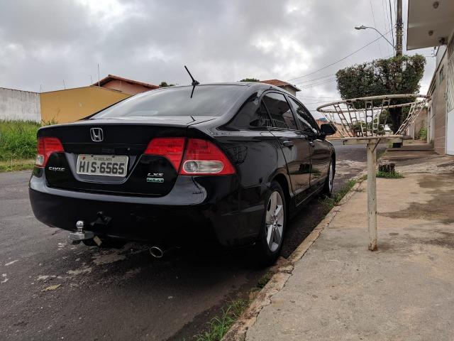 Honda Civic 2008 LXS Flex Manual Preto - Foto 2
