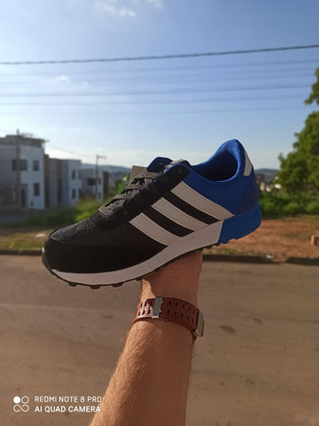adidas neo camurça