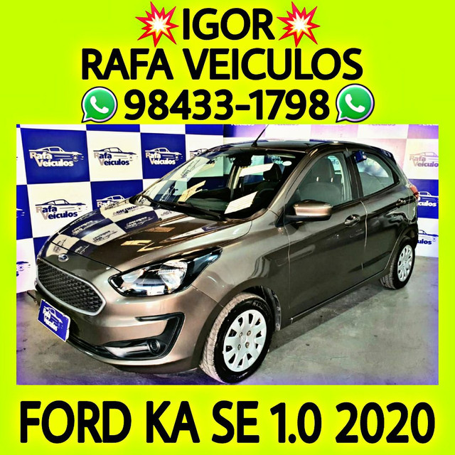 FORD KA SE 1.0 FLEX 2020 1 MIL DE ENTRADA FALAR COM IGOR II