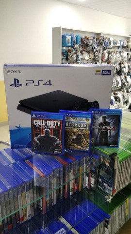 Playstation 4 Slim - Garantia de 01 ano. Aceitamos video games como parte do pagamento - Foto 5