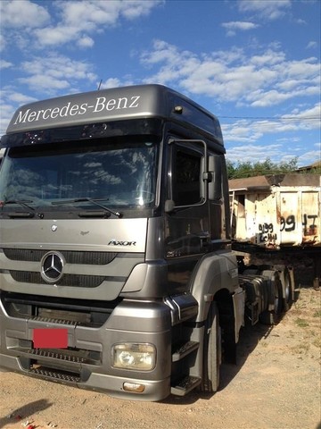 MB AXOR 2544 6X2 13/13 TETO ALTO , IMPECAVEL !