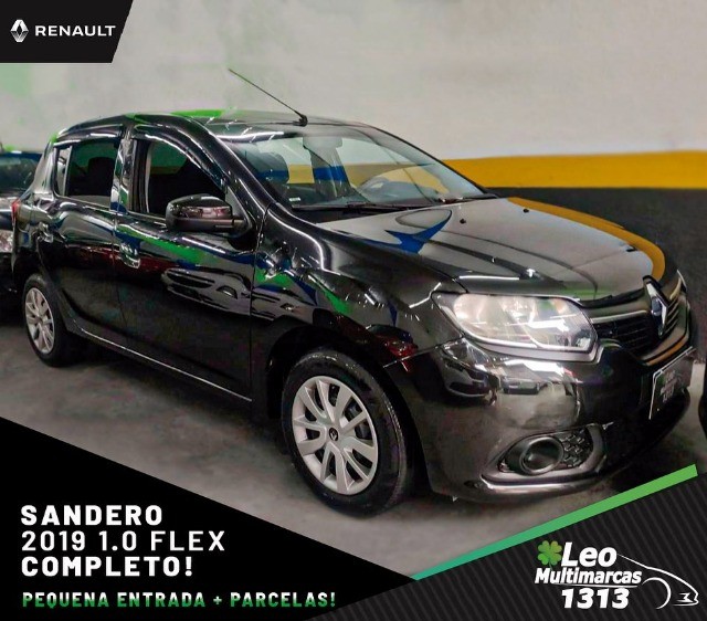 SANDERO 2019 1.0 FLEX COMPLETO MENSAIS A PARTIR DE 729,00