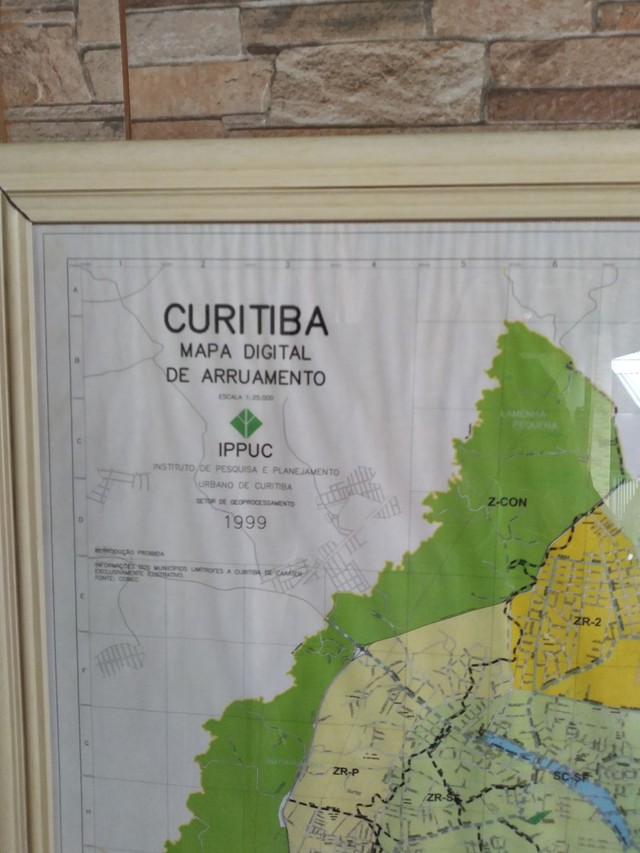 Quadro mapa de Curitiba  - Foto 4