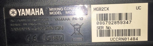Mesa de som Yamaha MG82cx  - Foto 2