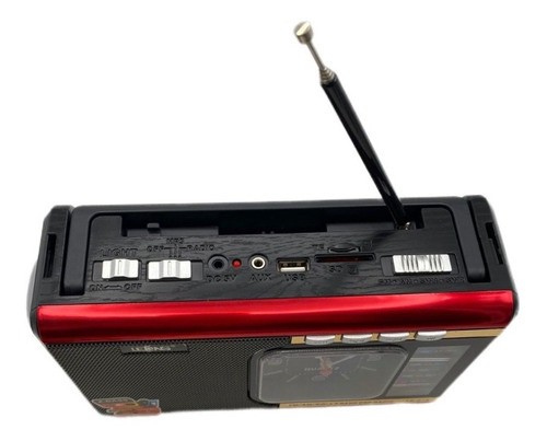 Radio Portátil Am Fm Sw Usb Sd Aux Lanterna Led Le-675  - Foto 5
