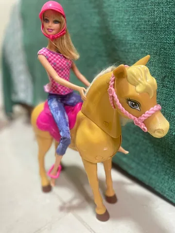 Cavalo Da Barbie Corrida