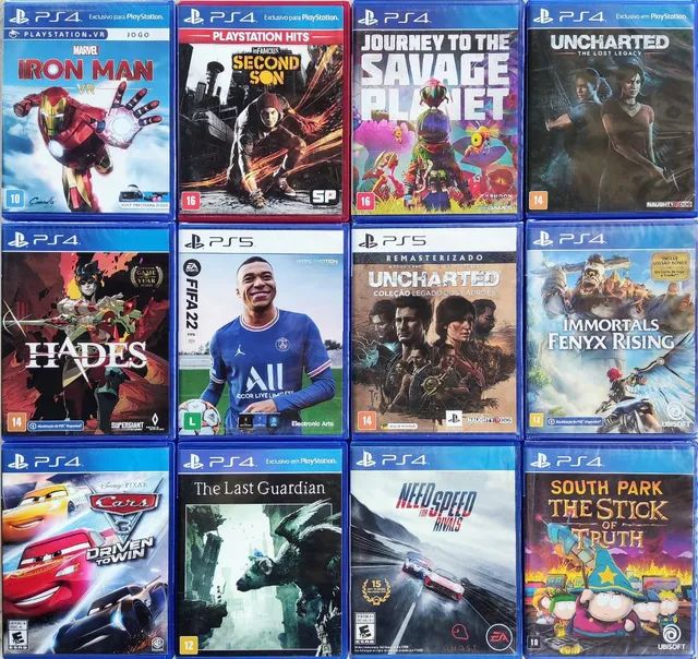 Jogos - PS4 & PS5 Mídia Física - Videogames - Paranoá, Brasília 1260092124