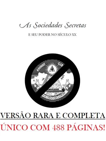 Sociedades Secretas E Seu Poder No Século Xx