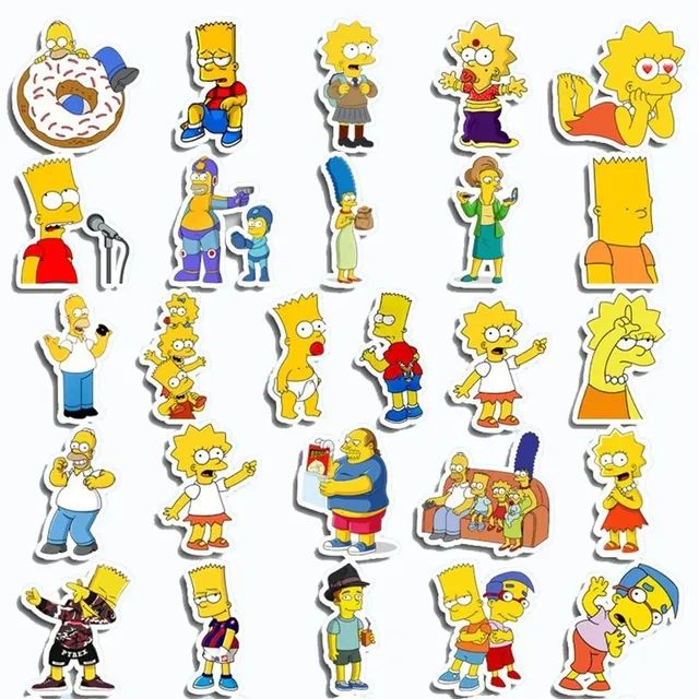 KIT 7 ADESIVOS SIMPSONS POR 10 REAIS  - Foto 3