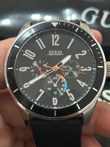 Vendo relogio  GUESS RALLY BLACK RUBBER  - Foto 2