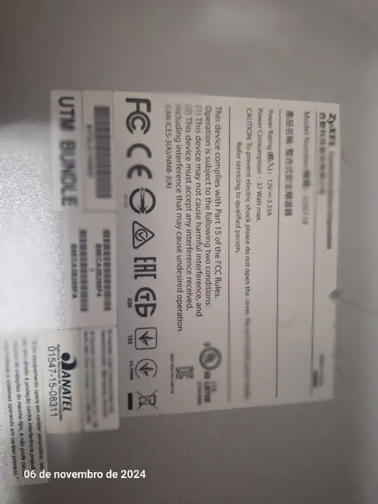 Firewall (USG110 UTM Firewall Zyxel) R$2.800 - Foto 4