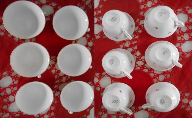 Jogo de chá Porcelana Mauá (no estado) - Foto 4