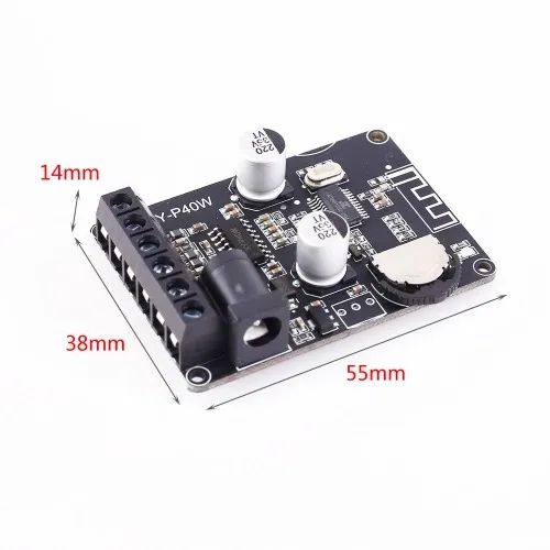 Módulo Digital De Amplificador Estéreo Bluetooth Dois Canais 80W