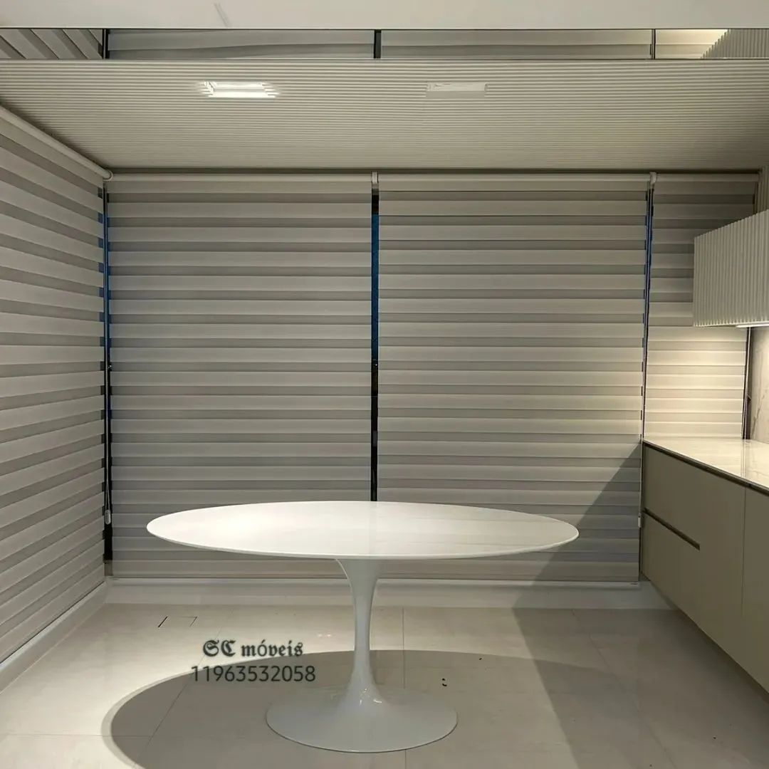 Mesa saarinen 160x90 em mármore nanoglas  - Foto 2