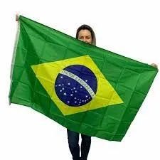 bandeira do brasil 150x100cm poliéster 3 - Foto 2