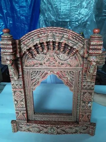 Janela exotica decorativa Indiana importada Jarokha Rajasthani Original - Foto 4
