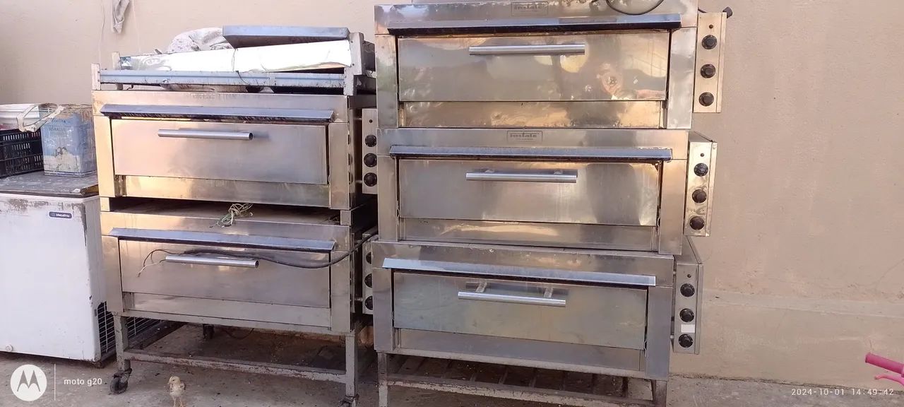 FORNO ELÉTRICO 220V MUITO CONSERVADO!! NÃO TEM PEDRAS SÃO TODOS DE LANCHONETE . - Foto 2