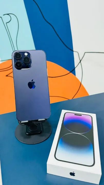 Vende-se Iphone 14 Pro Max de 128Gb Saude da Bateria 93% | Loja