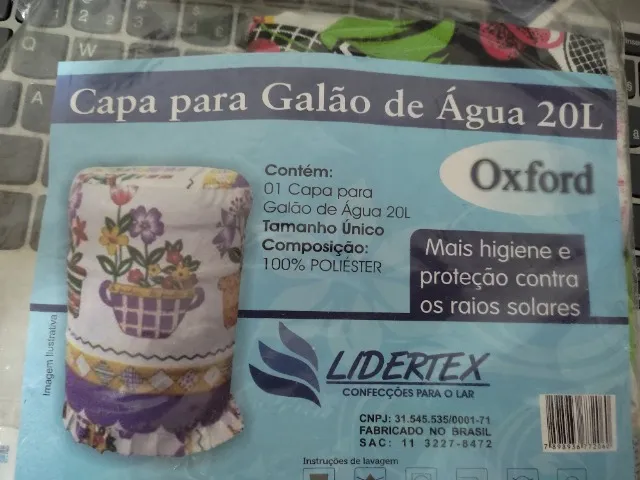 Capa para galão.
