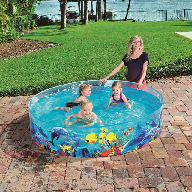 Piscina infantil 1000Litros fundo do mar bestway