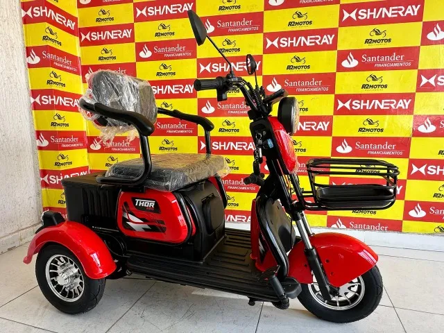 Triciclo Elétrico até 3 lugares - Até 12x sem Juros no Cartão R2 Motos Cuiá João Pessoa PB