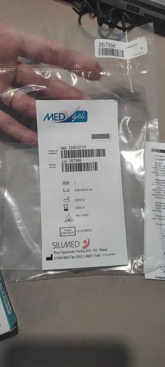 FITA DE SILICONE SILIMED MEDGEL COM 1 UNIDADE  - Foto 3