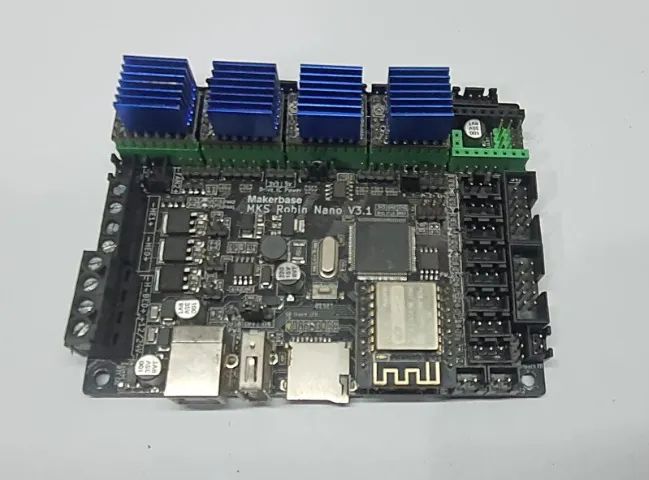 Placa Mks Robin  e3d 3.1 impressora 3d ender 3 / 5 silenciosa upgrade + 04 driver tmc 2209