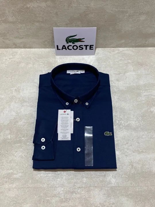 Camisa Social L@coste Mangas Longas Regular Fit - Foto 4