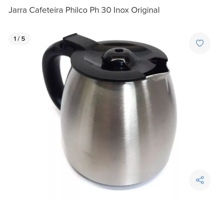 Jarra inox Original cafeteira elétrica Philco ph30