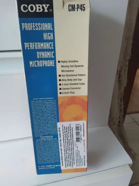 Microfone Coby CM-5P15451035763699230723