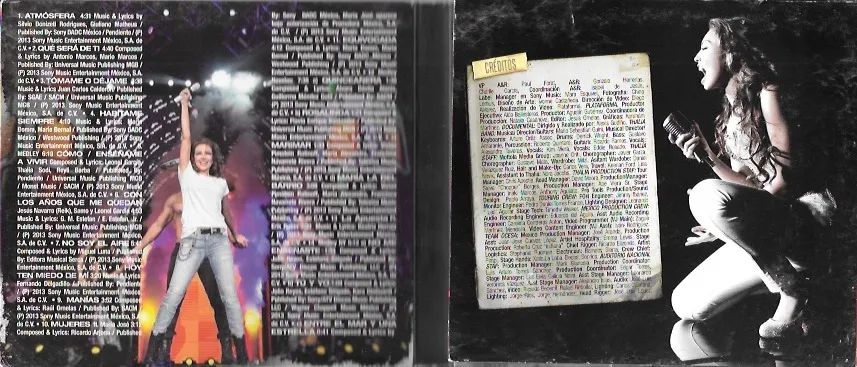 CD+DVD: Thalia - Viva Tour (c/ tema das novelas mexicanas MariMar e Maria do Bairro) - Foto 2