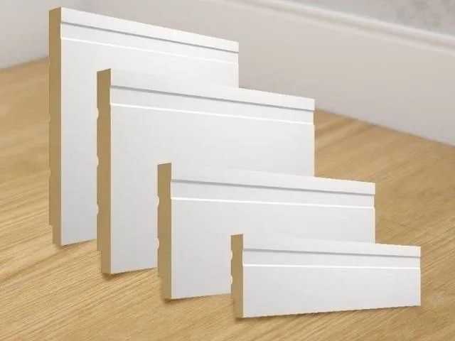 Rodapé poliestireno branco 