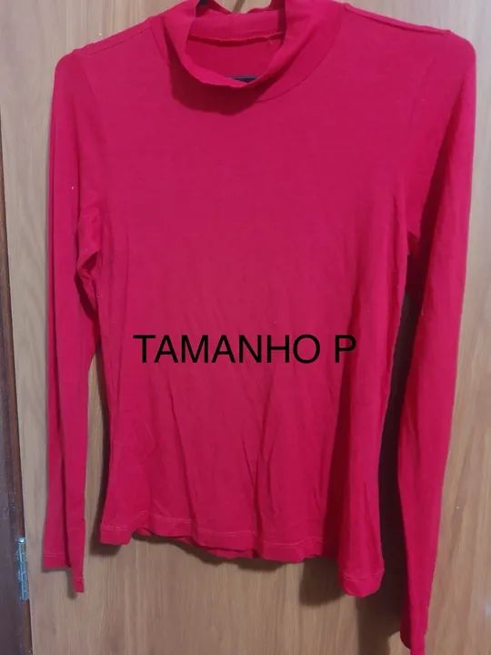 5 BLUSAS MEIA ESTAÇÃO 15,00 CADA