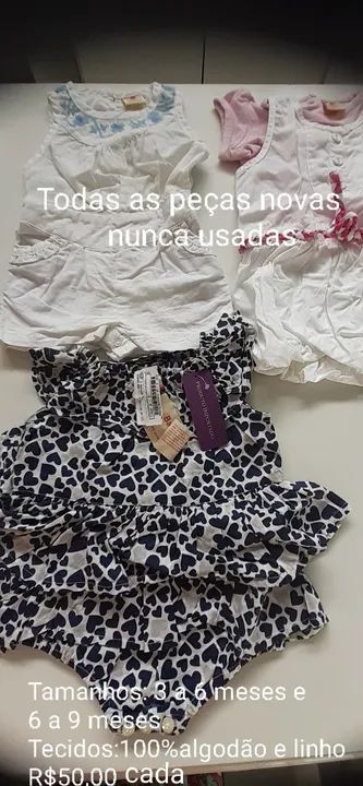 Vestidos novos infantis 