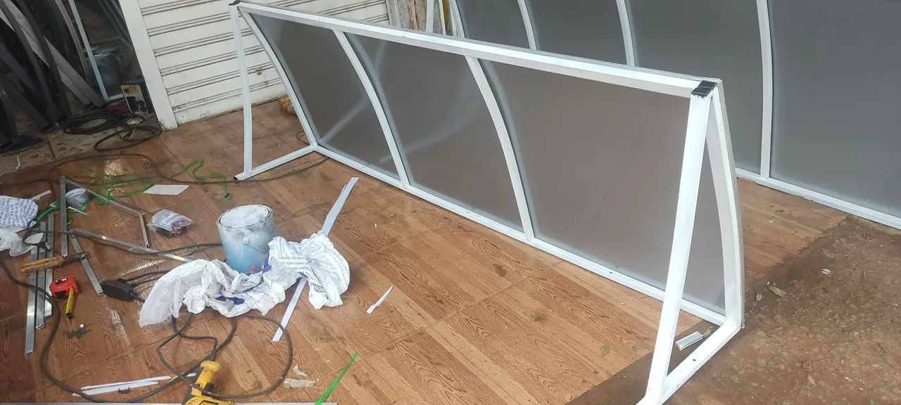 Toldo policarbonato prata UV - Foto 2