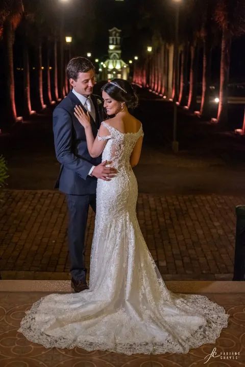 Vestido de noiva sereia - estilista - Foto 4