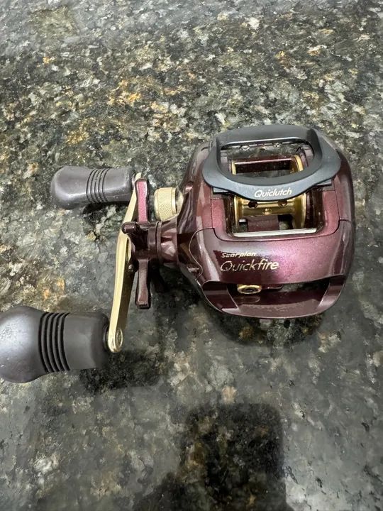 Carretilha scorpions QUICK-FIRE pra colecionador