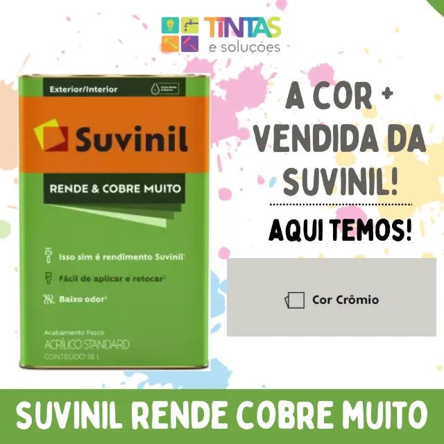 Tinta Suvinil Crômio