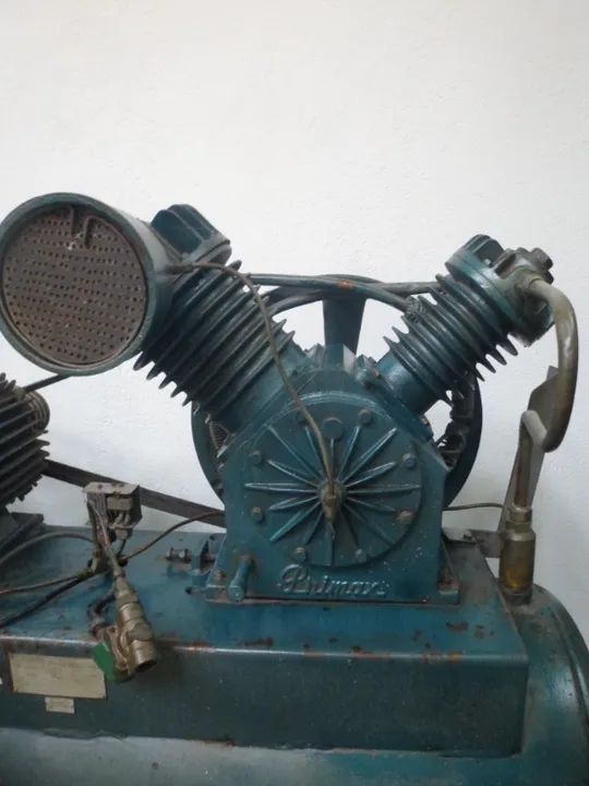 Compressor Ar 60 Pés Primax Cabeçote Duplo / -- 51284 Clt - Foto 3