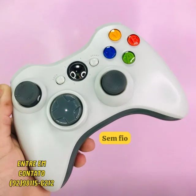 Controle Xbox 360 Sem Fio Wireless-Entregas 9h as 22h - Foto 3